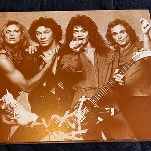 Van Halen Sepia Photograph 14" x 11" Poster Classic Rock Music David Lee Roth